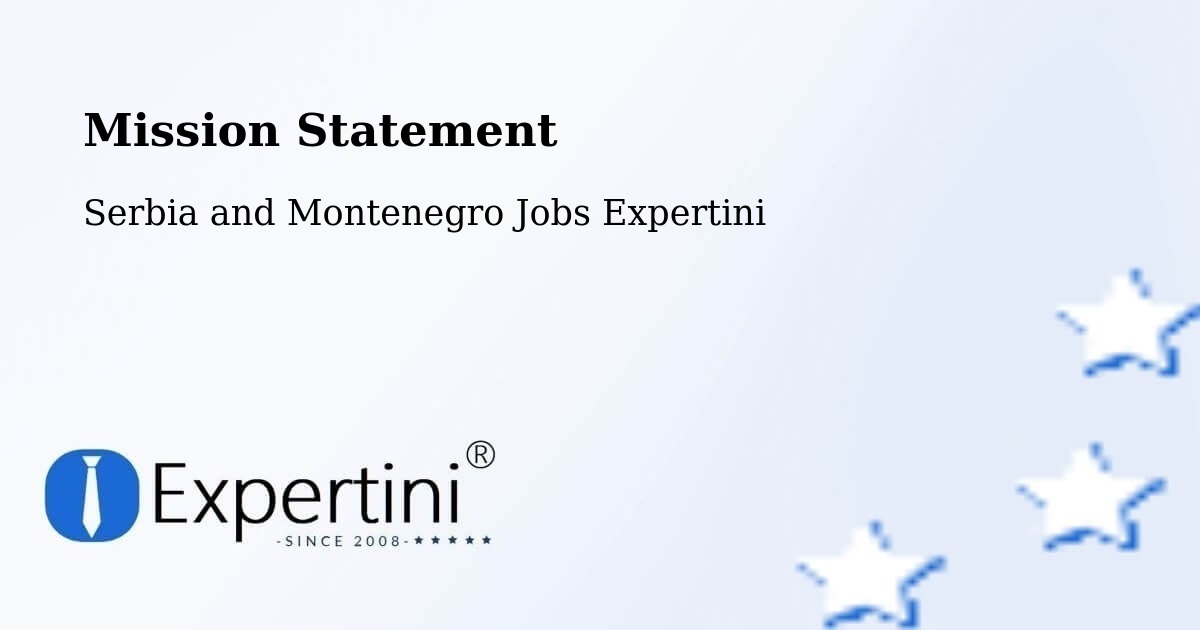 Corporate Mission – Tottenham - Serbia and Montenegro Jobs Expertini