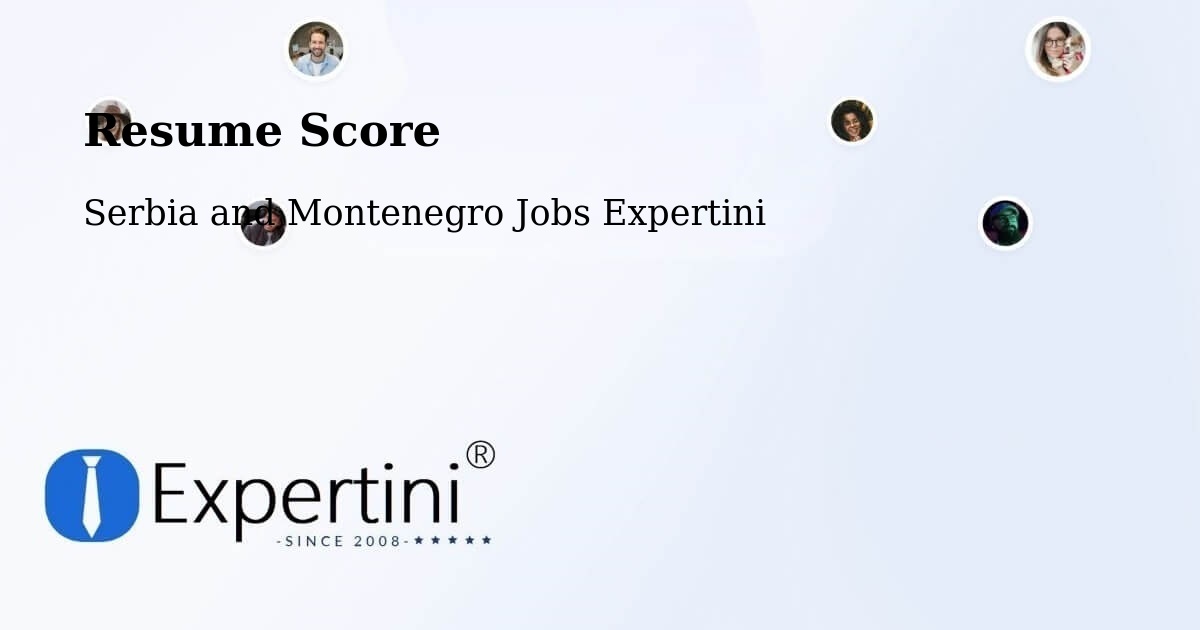 Resume Score & Job Description Match Tool – Tottenham - Serbia and Montenegro Jobs Expertini